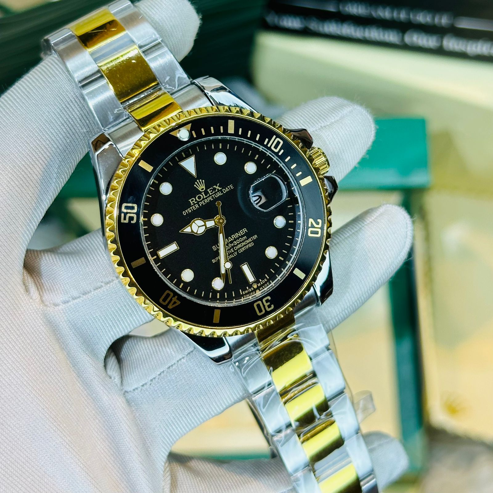 Premium Quality RLX Submariner T Black Watches