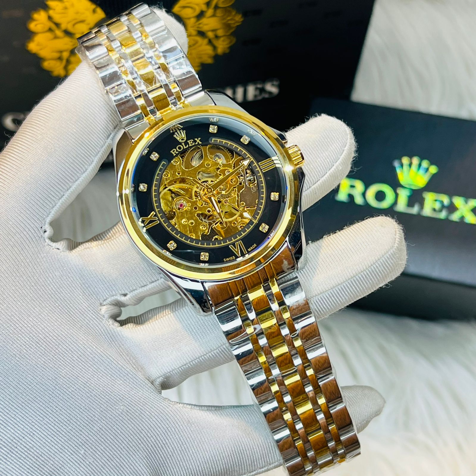 Premium Quality Party RLX Automatic Watches Dial Black